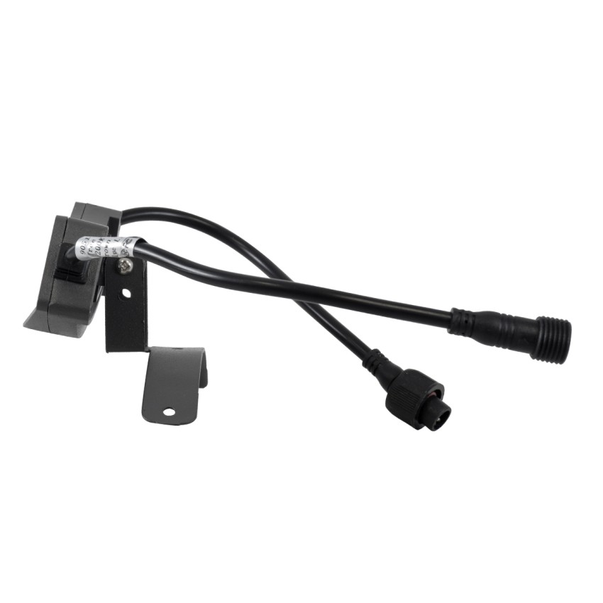 GLOBOSTAR® TREELIGHT-E  Κυρτή Μπάρα Φωτισμού Wall Washer για Φυτά - Δέντρα LED 3W 330lm 15° DC 24V Αδιάβροχο IP65 Θερμό Λευκό 2700K Dimmable - Γκρι Ανθρακί - Μ11 x Π3 x Υ8cm