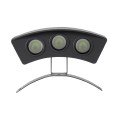GLOBOSTAR® TREELIGHT-E  Κυρτή Μπάρα Φωτισμού Wall Washer για Φυτά - Δέντρα LED 3W 255lm 15° DC 24V Αδιάβροχο IP65 Πράσινο Dimmable - Γκρι Ανθρακί - Μ11 x Π3 x Υ8cm