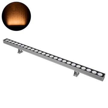 WASHER-JAVIA  Μπάρα Φωτισμού Wall Washer LED 48W 3840lm 5° DC 24V Αδιάβροχο IP67 Μ100 x Π5.2 x Υ3.6cm (Υ8.5 με Βάση) Αρχιτεκτονικό Πορτοκαλί 2200K - Γκρι Ανθρακί