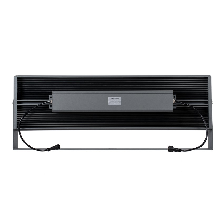 FLOOD-ZANA  Προβολέας Wall Washer για Φωτισμό Κτιρίων LED 200W 17000lm 30° DC 24V Αδιάβροχο IP65 Μ70 x Π29 x Υ10cm RGBW DMX512 - Γκρι Ανθρακί