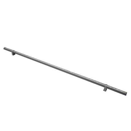 GLOBOSTAR® WASHER-STELLAR  Μπάρα Φωτισμού Wall Washer LED 12W 1080lm 30° DC 24V Αδιάβροχο IP65 Θερμό Λευκό 2700K Dimmable - Γκρι Ανθρακί - Μ100 x Π2 x Υ1.8cm