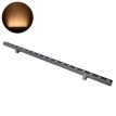 GLOBOSTAR® WASHER-PANDA  Μπάρα Φωτισμού Wall Washer LED 18W 1620lm 15° DC 24V Αδιάβροχο IP65 Πορτοκαλί 2200K Dimmable - Γκρι Ανθρακί - Μ100 x Π4 x Υ3.5cm