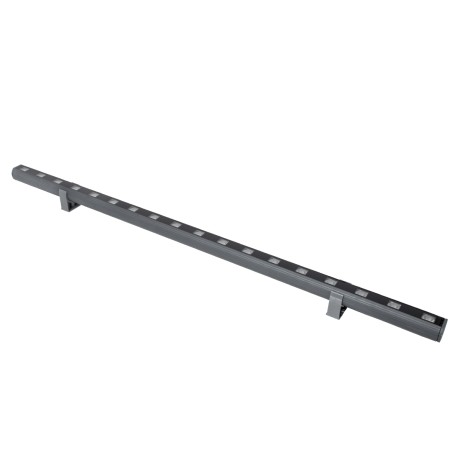 GLOBOSTAR® WASHER-PANDA  Μπάρα Φωτισμού Wall Washer LED 18W 1620lm 15° DC 24V Αδιάβροχο IP65 Πορτοκαλί 2200K Dimmable - Γκρι Ανθρακί - Μ100 x Π4 x Υ3.5cm