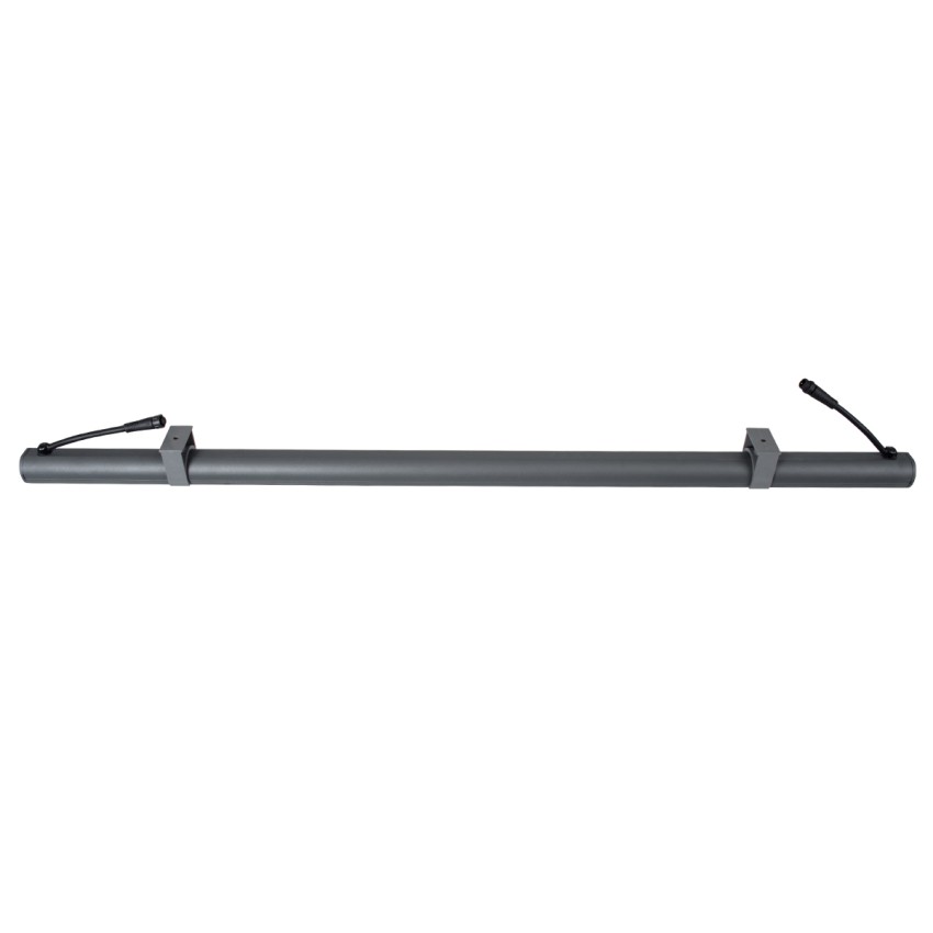 WASHER-PANDA  Μπάρα Φωτισμού Ultra Slim Wall Washer LED 36W 3060lm 15° DC 24V Αδιάβροχο IP67 Μ100 x Π4 x Υ3.5cm Αρχιτεκτονικό Πορτοκαλί 2200K - Γκρι Ανθρακί