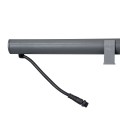 GLOBOSTAR® WASHER-PANDA  Μπάρα Φωτισμού Wall Washer LED 36W 3060lm 15° DC 24V Αδιάβροχο IP65 Πολύχρωμο RGBW Dimmable DMX512 - Γκρι Ανθρακί - Μ100 x Π4 x Υ3.5cm