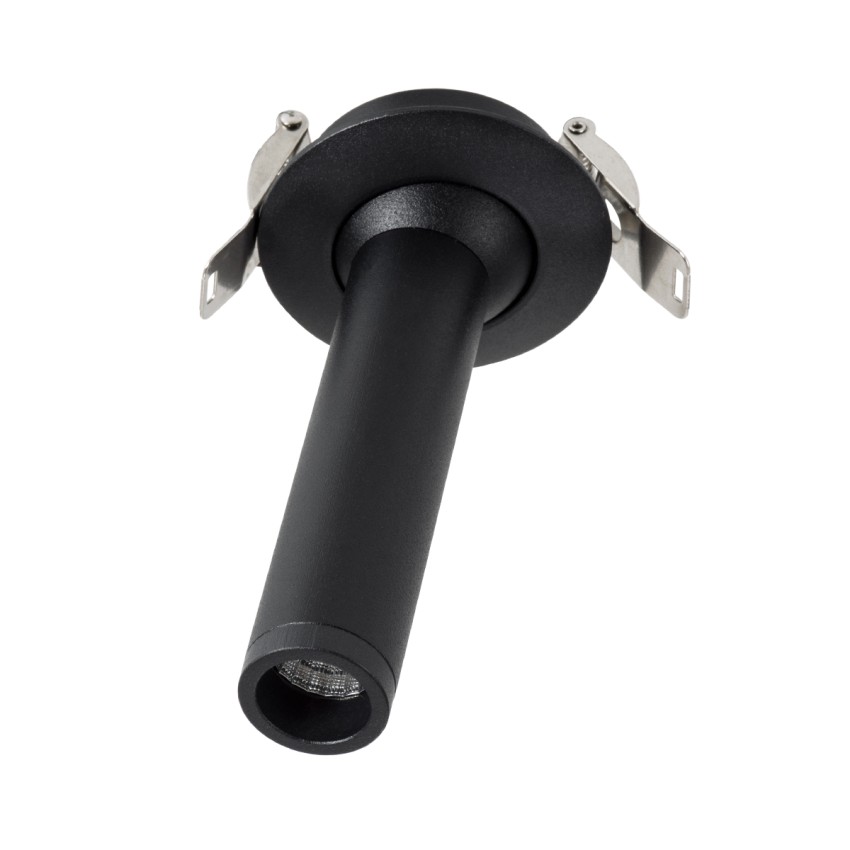 DALE  Χωνευτό LED Κινούμενο Spot Downlight TrimLess Φ6.4cm 5W 500lm 36° AC 220-240V IP20 Φ6.4cm x Υ10cm - Στρόγγυλο - Μαύρο - Θερμό Λευκό 2700K - Bridgelux COB - TÜV Certified Driver