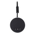 GLOBOSTAR® GOOSE  Μοντέρνο Φωτιστικό Τοίχου - Απλίκα Ξενοδοχείου Reading Light με Φορτιστή USB 3A LED 6W 600lm 36° & 360° AC 220-240V IP20 Φυσικό Λευκό 4500K - CREE XPE & Lumileds SMD Chip & TÜV SÜD Driver - Μαύρο Ματ - Μ15.5 x Π15 x Υ30.5cm