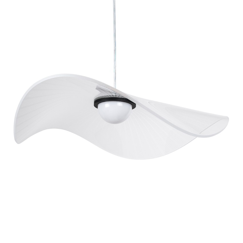 GLOBOSTAR® ACRYLICA  Μοντέρνο Κρεμαστό Φωτιστικό Οροφής LED 20W 2240lm 360° AC 220-240V IP20 Ρυθμιζόμενο Λευκό CCT με On/Off 2700K/4500K/6000K - Lumileds SMD Chip - Διάφανο & Μαύρο Ματ - Μ60 x Π60 x Υ15cm