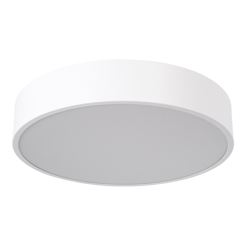 GLOBOSTAR® BURTON 61201-S Μοντέρνο Φωτιστικό Οροφής LED 67W 7370lm 120° AC 220-240V IP20 Ρυθμιζόμενο Λευκό CCT με Χειριστήριο από 2700K έως 6000K Dimmable - Lumileds SMD Chip - Λευκό Ματ - Μ40 x Π40 x Υ8cm