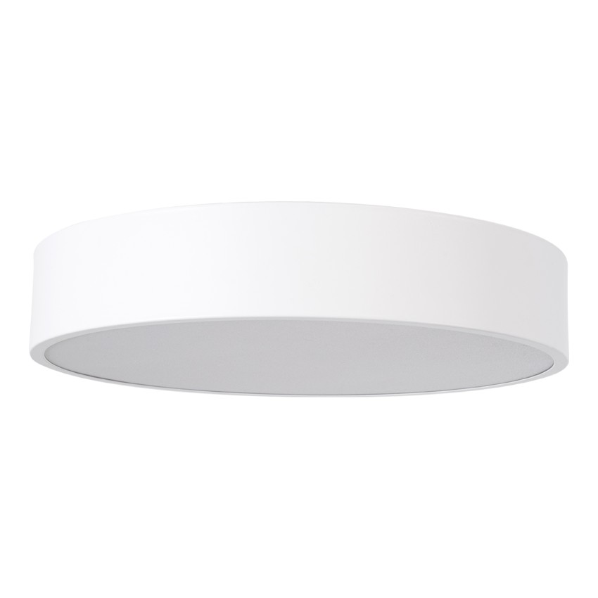 GLOBOSTAR® BURTON 61201-S Μοντέρνο Φωτιστικό Οροφής LED 67W 7370lm 120° AC 220-240V IP20 Ρυθμιζόμενο Λευκό CCT με Χειριστήριο από 2700K έως 6000K Dimmable - Lumileds SMD Chip - Λευκό Ματ - Μ40 x Π40 x Υ8cm