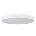 GLOBOSTAR® BURTON 61205-S Μοντέρνο Φωτιστικό Οροφής LED 100W 11020lm 120° AC 220-240V IP20 Ρυθμιζόμενο Λευκό CCT με Χειριστήριο από 2700K έως 6000K Dimmable - Lumileds SMD Chip - Λευκό Ματ - Μ80 x Π80 x Υ8cm