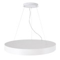 GLOBOSTAR® BURTON 61205-S Μοντέρνο Φωτιστικό Οροφής LED 100W 11020lm 120° AC 220-240V IP20 Ρυθμιζόμενο Λευκό CCT με Χειριστήριο από 2700K έως 6000K Dimmable - Lumileds SMD Chip - Λευκό Ματ - Μ80 x Π80 x Υ8cm