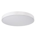 GLOBOSTAR® BURTON  Μοντέρνο Κρεμαστό Φωτιστικό Οροφής LED 100W 11020lm 120° AC 220-240V IP20 Ρυθμιζόμενο Λευκό CCT με Χειριστήριο από 2700K έως 6000K Dimmable - Lumileds SMD Chip - Λευκό Ματ - Μ80 x Π80 x Υ8cm