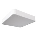 GLOBOSTAR® KAMALA  Μοντέρνο Κρεμαστό Φωτιστικό Οροφής LED 67W 7370lm 120° AC 220-240V IP20 Ρυθμιζόμενο Λευκό CCT με Χειριστήριο από 2700K έως 6000K Dimmable - Lumileds SMD Chip - Λευκό Ματ - Μ40 x Π40 x Υ8cm