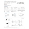 WT5 SKYDANCE DC WiFi & RF 2.4Ghz Dimmer High Speed Controller 5 Καναλιών DC 12-24V 5 x 3A 72W - Max 15A 360W - IP20 Μ10 x Π4 x Υ2cm