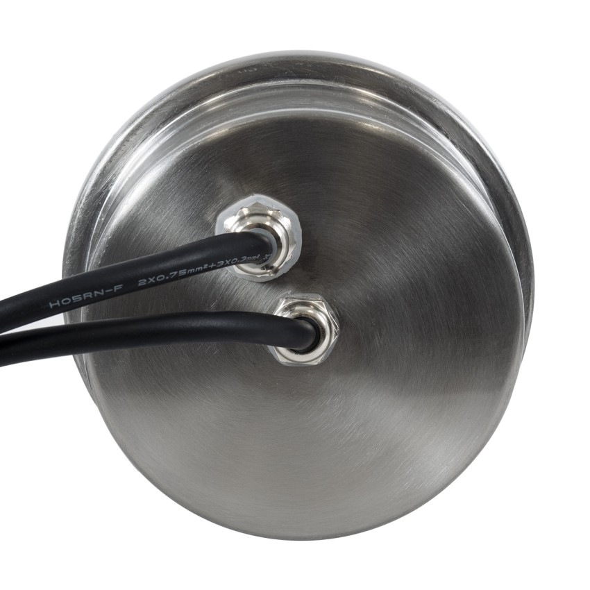 UNDERWATER-LURE  Υποβρύχιο Χωνευτό Φωτιστικό Σποτ Ειδικό για Σιντριβάνια - Πισίνες - Τζακούζι LED 12W 1020lm 60° DC 24V Αδιάβροχο IP68 Φ10 x Υ7.5cm RGBW DMX512 - Ανοξείδωτο Ατσάλι