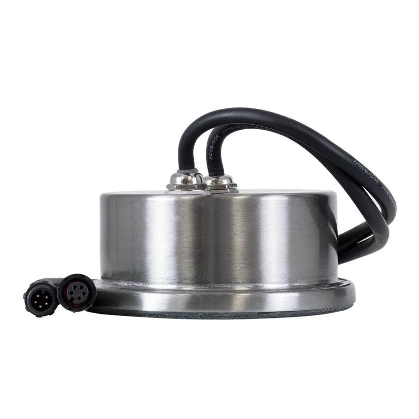 UNDERWATER-LURE  Υποβρύχιο Χωνευτό Φωτιστικό Σποτ Ειδικό για Σιντριβάνια - Πισίνες - Τζακούζι LED 12W 1020lm 60° DC 24V Αδιάβροχο IP68 Φ10 x Υ7.5cm RGBW DMX512 - Ανοξείδωτο Ατσάλι