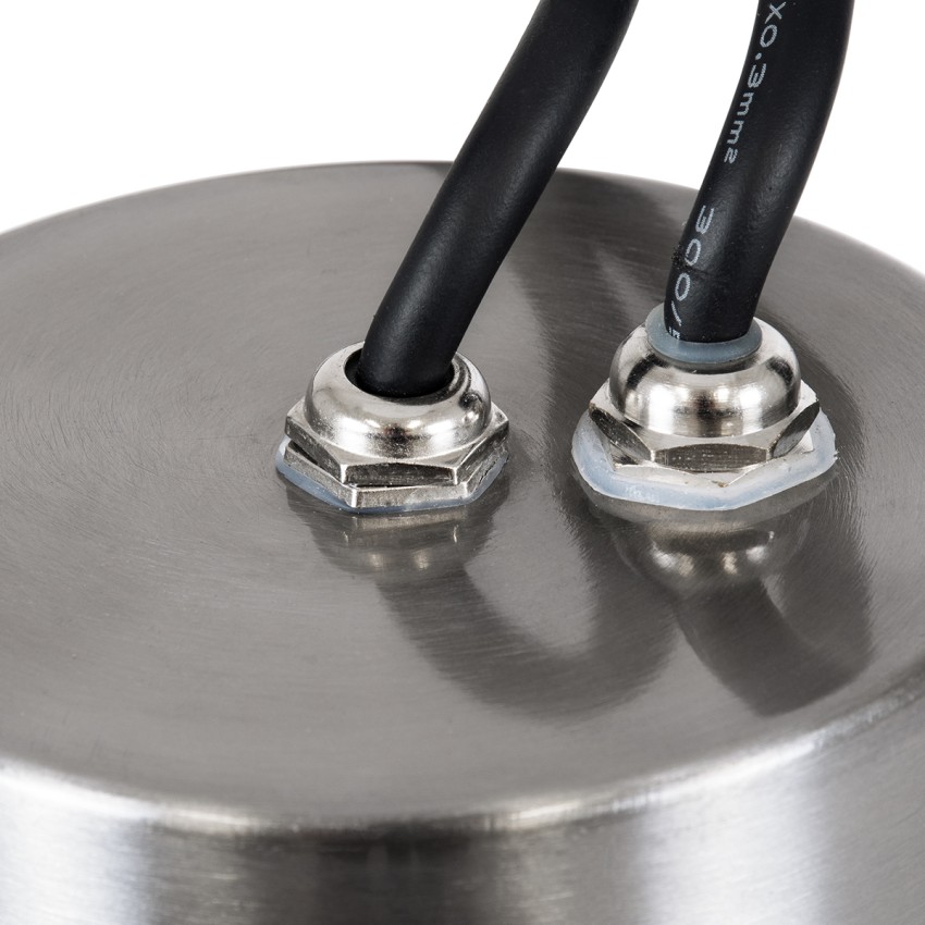 UNDERWATER-LURE  Υποβρύχιο Χωνευτό Φωτιστικό Σποτ Ειδικό για Σιντριβάνια - Πισίνες - Τζακούζι LED 12W 1020lm 60° DC 24V Αδιάβροχο IP68 Φ10 x Υ7.5cm RGBW DMX512 - Ανοξείδωτο Ατσάλι