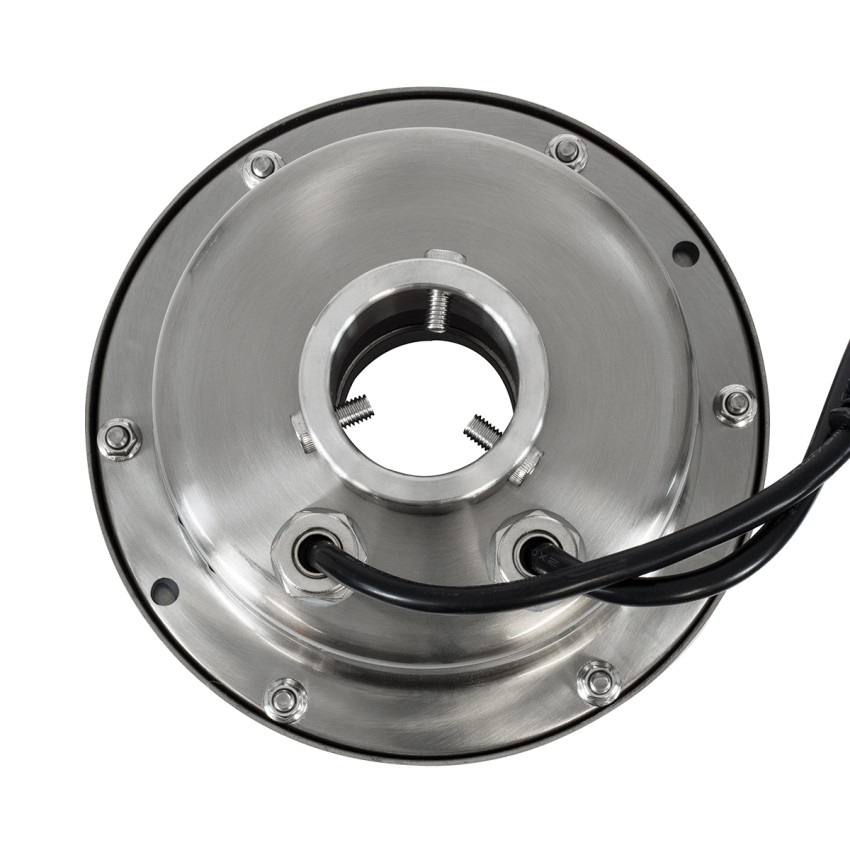 UNDERWATER-DENIS  Υποβρύχιο Χωνευτό Φωτιστικό Σποτ Ειδικό για Σιντριβάνια - Πισίνες - Τζακούζι LED 9W 765lm 30° DC 24V Αδιάβροχο IP68 Φ16.7 x Υ7.5cm RGBW DMX512 - Ανοξείδωτο Ατσάλι SS304