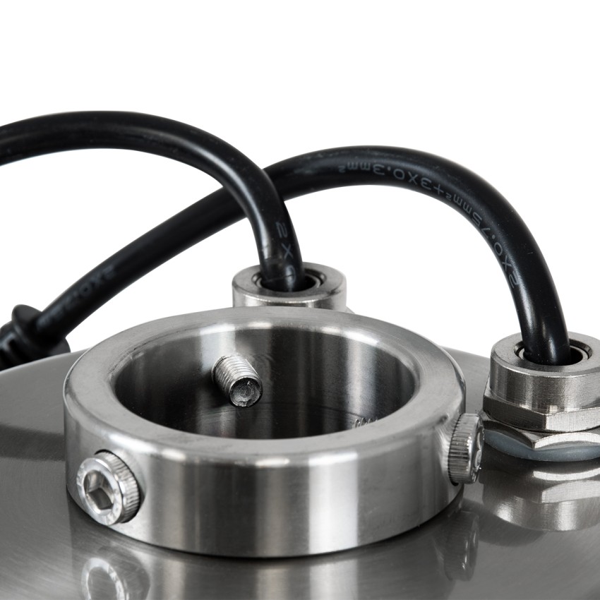 UNDERWATER-DENIS  Υποβρύχιο Χωνευτό Φωτιστικό Σποτ Ειδικό για Σιντριβάνια - Πισίνες - Τζακούζι LED 9W 765lm 30° DC 24V Αδιάβροχο IP68 Φ16.7 x Υ7.5cm RGBW DMX512 - Ανοξείδωτο Ατσάλι SS304