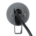 GLOBOSTAR® TREELIGHT-TREESPO  Σποτ Φωτισμού για Φυτά - Δέντρα LED 6W 660lm 15° DC 24V Αδιάβροχο IP65 Θερμό Λευκό 2700K Dimmable - Γκρι Ανθρακί - Μ6.6 x Π9 x Υ12cm