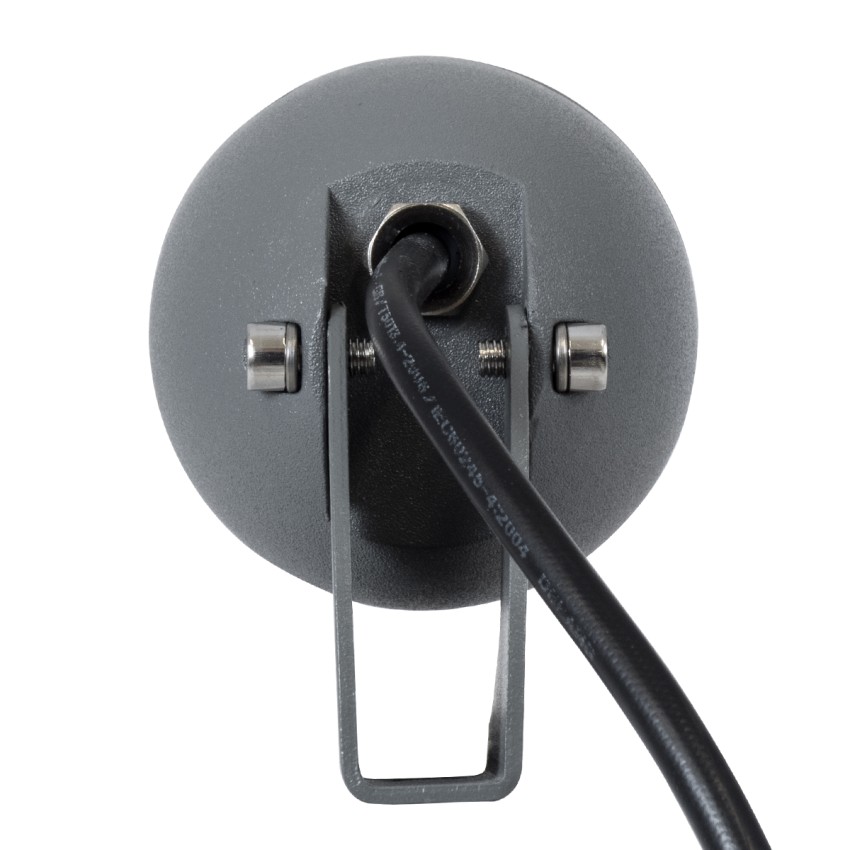 GLOBOSTAR® TREELIGHT-TREESPO  Σποτ Φωτισμού για Φυτά - Δέντρα LED 6W 660lm 15° DC 24V Αδιάβροχο IP65 Θερμό Λευκό 2700K Dimmable - Γκρι Ανθρακί - Μ6.6 x Π9 x Υ12cm
