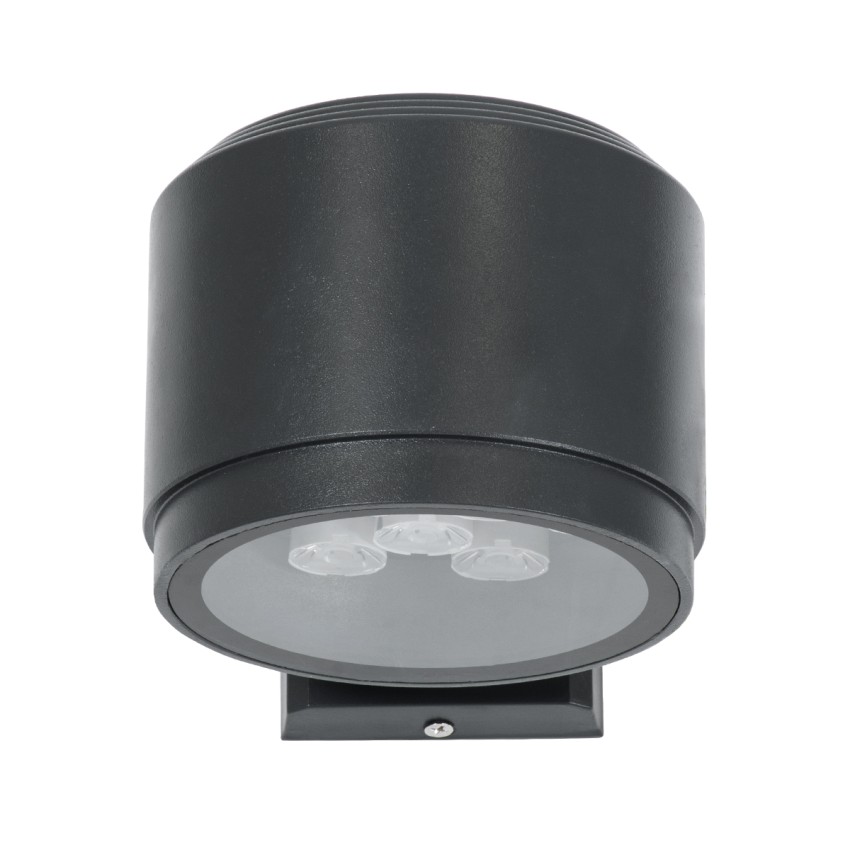 WALLLIGHT-GONA  Φωτιστικό Τοίχου - Απλίκα LED 24W 2160lm 5° DC 24V Αδιάβροχο IP67 Μ13 x Π16.5 x Υ5cm Θερμό Λευκό 2700K - Γκρι Ανθρακί