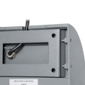 FLOOD-DENA  Επιτοίχιος Προβολέας Wall Washer για Φωτισμό Κτιρίων - Απλίκα & Δαπέδου LED 16W 1440lm 5° DC 24V Αδιάβροχο IP67 Μ15.5 x Π13 x Υ9.1cm Θερμό Λευκό 2700K - Γκρι Ανθρακί