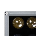 FLOOD-DENA  Επιτοίχιος Προβολέας Wall Washer για Φωτισμό Κτιρίων - Απλίκα & Δαπέδου LED 16W 1520lm 5° DC 24V Αδιάβροχο IP67 Μ15.5 x Π13 x Υ9.1cm Φυσικό Λευκό 4500K - Γκρι Ανθρακί