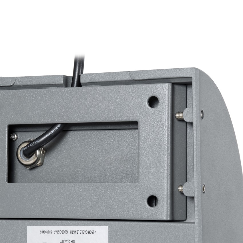 FLOOD-DENA  Επιτοίχιος Προβολέας Wall Washer για Φωτισμό Κτιρίων - Απλίκα & Δαπέδου LED 16W 1520lm 5° DC 24V Αδιάβροχο IP67 Μ15.5 x Π13 x Υ9.1cm Φυσικό Λευκό 4500K - Γκρι Ανθρακί