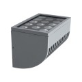 FLOOD-DENA  Επιτοίχιος Προβολέας Wall Washer για Φωτισμό Κτιρίων - Απλίκα & Δαπέδου LED 30W 2700lm 5° DC 24V Αδιάβροχο IP67 Μ18.5 x Π13 x Υ12cm Θερμό Λευκό 2700K - Γκρι Ανθρακί