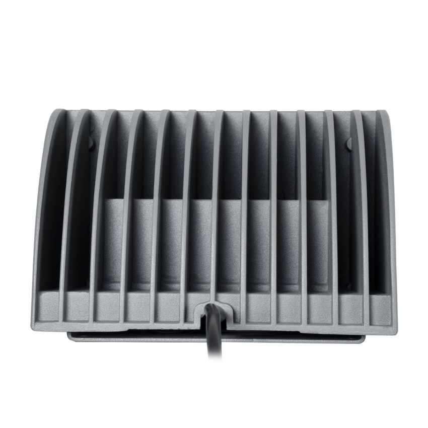 FLOOD-DENA  Επιτοίχιος Προβολέας Wall Washer για Φωτισμό Κτιρίων - Απλίκα & Δαπέδου LED 30W 2850lm 5° DC 24V Αδιάβροχο IP67 Μ18.5 x Π13 x Υ12cm Φυσικό Λευκό 4500K - Γκρι Ανθρακί