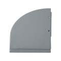 FLOOD-DENA  Επιτοίχιος Προβολέας Wall Washer για Φωτισμό Κτιρίων - Απλίκα & Δαπέδου LED 30W 2850lm 5° DC 24V Αδιάβροχο IP67 Μ18.5 x Π13 x Υ12cm Φυσικό Λευκό 4500K - Γκρι Ανθρακί