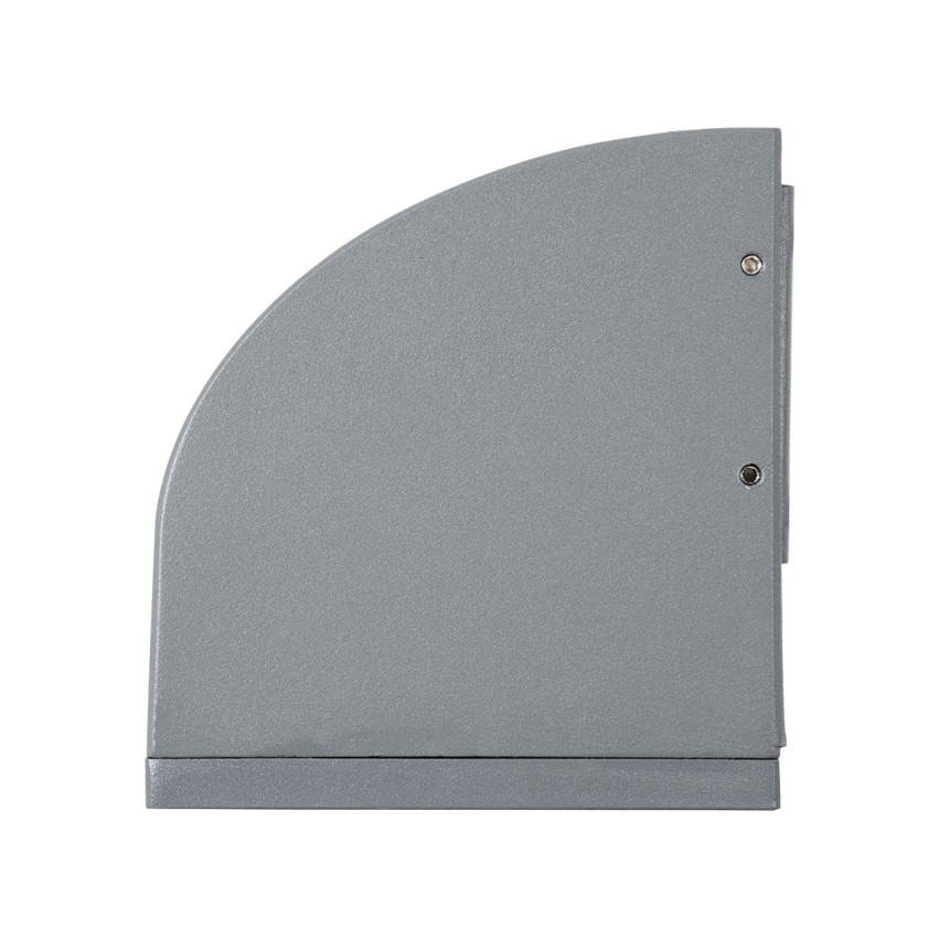 FLOOD-DENA  Επιτοίχιος Προβολέας Wall Washer για Φωτισμό Κτιρίων - Απλίκα & Δαπέδου LED 30W 2850lm 5° DC 24V Αδιάβροχο IP67 Μ18.5 x Π13 x Υ12cm Φυσικό Λευκό 4500K - Γκρι Ανθρακί