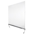 WASHER-PLEXI  Μπάρα Φωτισμού Wall Washer LED 12W 1020lm 15° DC 24V Αδιάβροχο IP65 με Plexiglass Μοριακού Φωτισμού Μ100 x Π3.3 x Υ100cm Πολύχρωμο RGBW DMX512 - Γκρι Ανθρακί