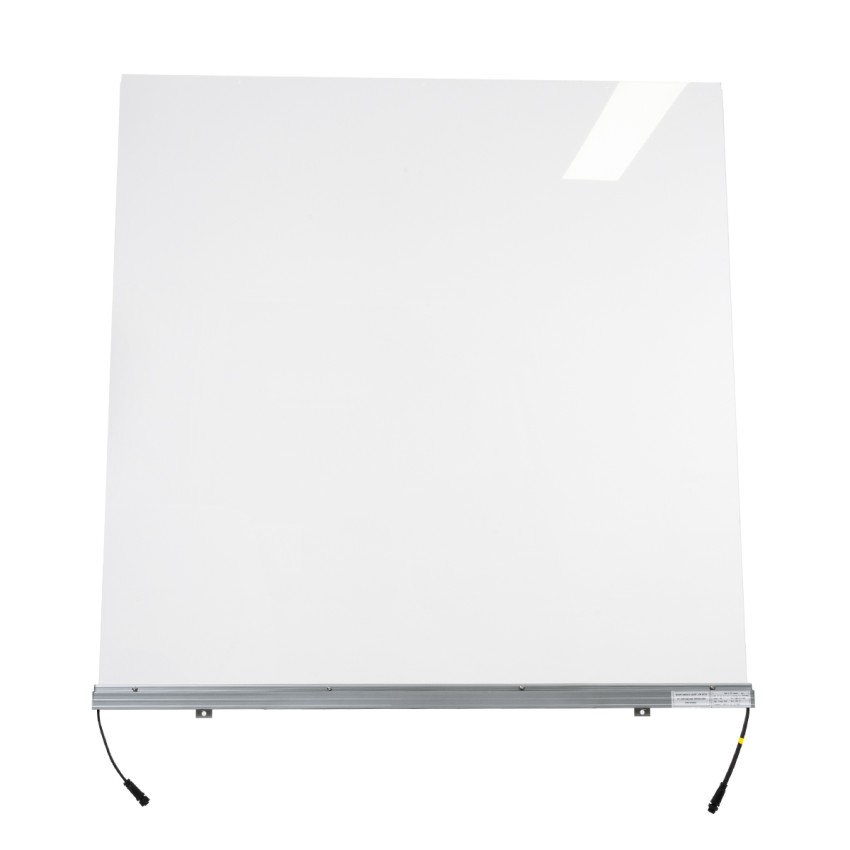 WASHER-PLEXI  Μπάρα Φωτισμού Wall Washer LED 12W 1020lm 15° DC 24V Αδιάβροχο IP65 με Plexiglass Μοριακού Φωτισμού Μ100 x Π3.3 x Υ100cm Πολύχρωμο RGBW DMX512 - Γκρι Ανθρακί