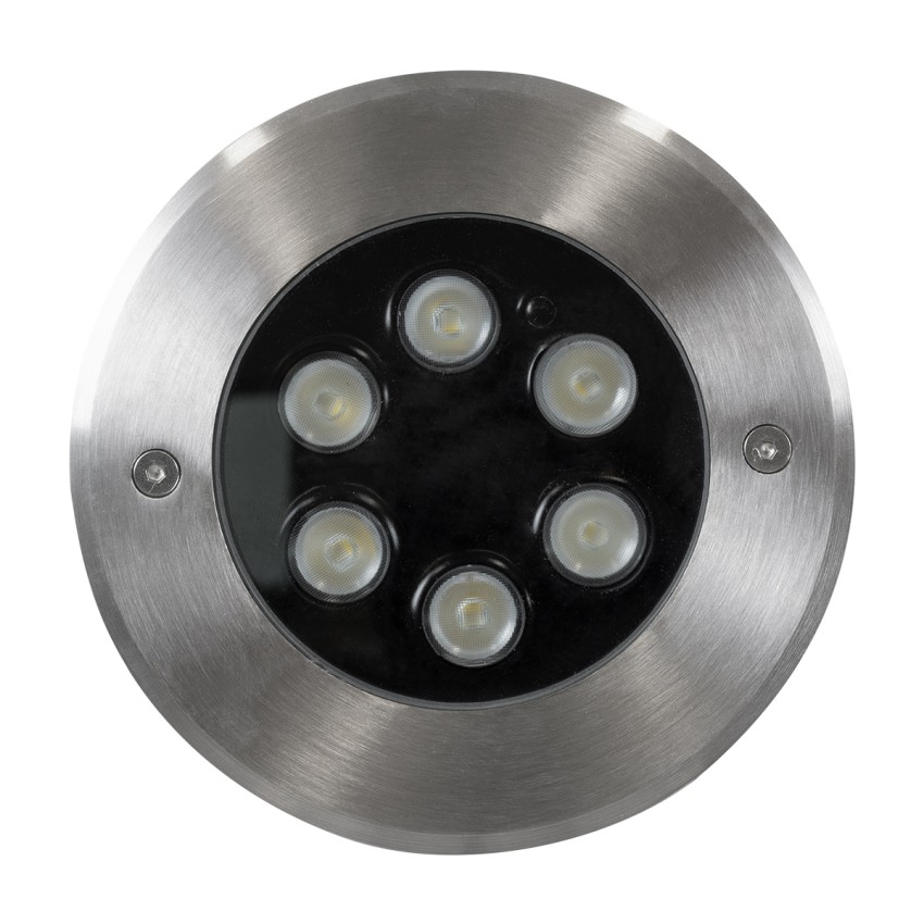 UNDERWATER-JULIA  Υποβρύχιο Χωνευτό Φωτιστικό Σποτ Ειδικό για Σιντριβάνια LED 6W 510lm 15° DC 24V Αδιάβροχο IP68 Φ15 x Υ10.2cm RGBW DMX512 - Ανοξείδωτο Ατσάλι