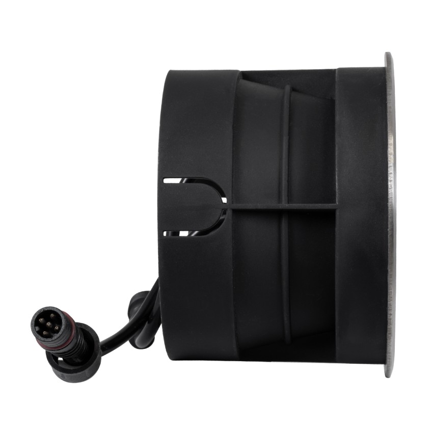 UNDERWATER-JULIA  Υποβρύχιο Χωνευτό Φωτιστικό Σποτ Ειδικό για Σιντριβάνια LED 6W 510lm 15° DC 24V Αδιάβροχο IP68 Φ15 x Υ10.2cm RGBW DMX512 - Ανοξείδωτο Ατσάλι