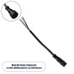 Ταχυσύνδεσμος Τροφοδοσίας για Wall Washer και Προβολείς IP65 - 5 Καλώδια +/- σε Power Connector 5 PIN Male για Πολύχρωμα RGB+RGBW