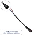 Ταχυσύνδεσμος Τροφοδοσίας για Wall Washer και Προβολείς IP65 - 5 Καλώδια +/- σε Power Connector 5 PIN Male για Πολύχρωμα RGB+RGBW