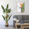 Τεχνητός Κήπος STRELITZIA REGINAE  Τεχνητό Διακοσμητικό Φυτό Στρελίτσια - Πουλί του Παραδείσου Υ180cm