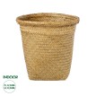Τεχνητός Κήπος CECILIA  Διακοσμητικό Ψάθινο Καλάθι - Κασπώ Γλάστρα -  Μπεζ Φ30cm x Υ30cm