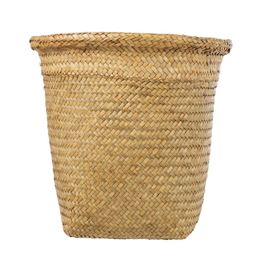 Τεχνητός Κήπος CECILIA  Διακοσμητικό Ψάθινο Καλάθι - Κασπώ Γλάστρα -  Μπεζ Φ30cm x Υ30cm