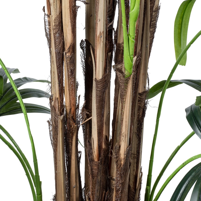 Τεχνητός Κήπος BROADLEAF LADY PALM TREE  Τεχνητό Διακοσμητικό Φυτό Πλατύφυλλος Φοίνικας Μπαμπού Υ300cm