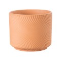 Τεχνητός Κήπος ASTYPALAIA  Πήλινο Κεραμικό Κασπώ Γλάστρα -  Κεραμιδί Φ18cm x Υ16cm