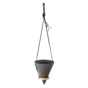 Τεχνητός Κήπος AIGINA  Κρεμαστό Πήλινο Κεραμικό Κασπώ Γλάστρα -  Μαύρο Φ13cm x Υ15cm Τεχνητός Κήπος AIGINA  Κρεμαστό Πήλινο Κεραμικό Κασπώ Γλάστρα -  Μαύρο Φ13cm x Υ15cm