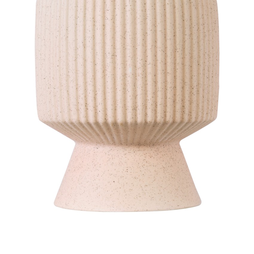 Τεχνητός Κήπος CAPRI  Πήλινο Κεραμικό Κασπώ Γλάστρα -  Απαλό Μπεζ Φ7.5cm x Υ20cm