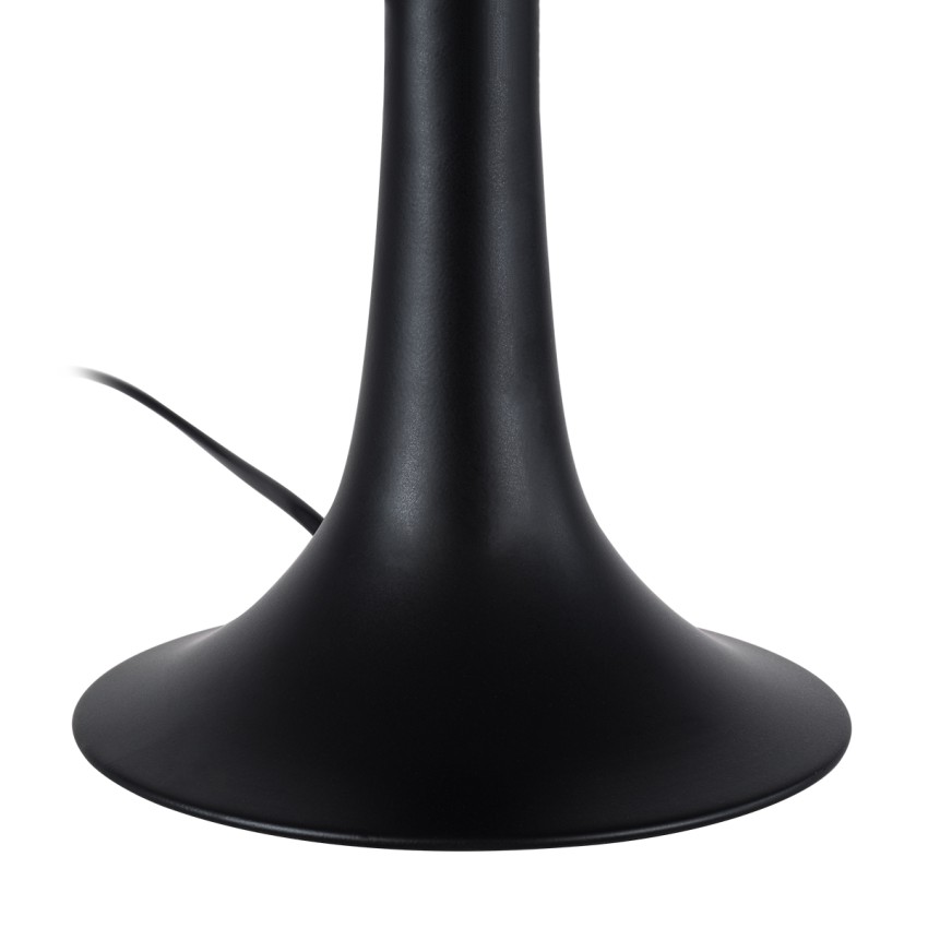 AMBROSIA BLACK Μοντέρνο Επιτραπέζιο Φωτιστικό Πορτατίφ Μονόφωτο Μεταλλικό με Μαύρο Καπέλο Φ25 x Υ46cm AMBROSIA BLACK Μοντέρνο Επιτραπέζιο Φωτιστικό Πορτατίφ Μονόφωτο Μεταλλικό με Μαύρο Καπέλο Φ25 x Υ46cm