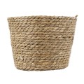 Τεχνητός Κήπος PATMOS  Διακοσμητικό Πλεκτό Καλάθι - Κασπώ Γλάστρα -  Μπεζ Φ25cm x Υ19cm