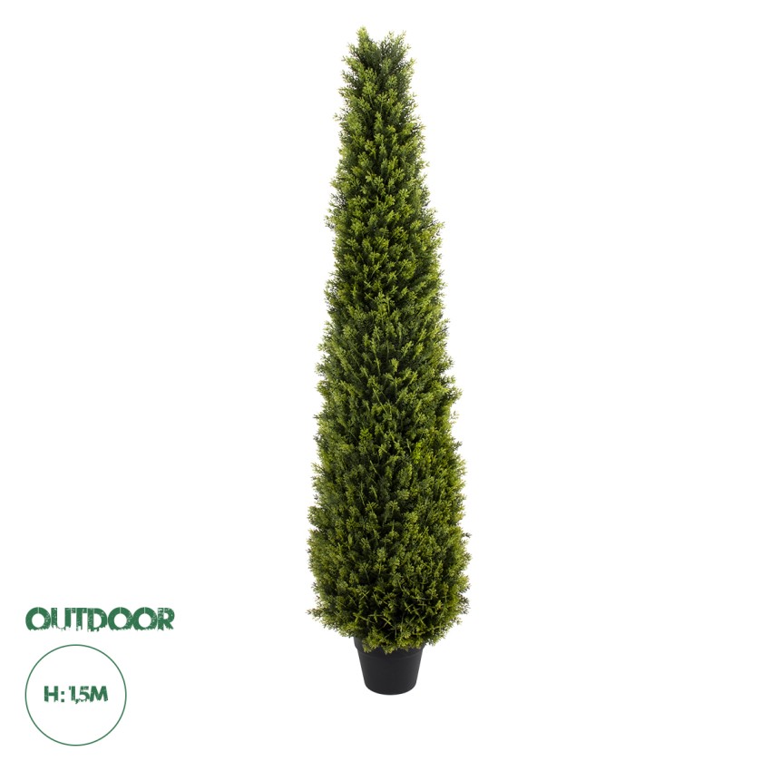 Τεχνητός Κήπος CYPRESSUS SEMPERVIRENS  Τεχνητό Διακοσμητικό Φυτό Μεσογειακό Κυπαρίσσι Υ150cm